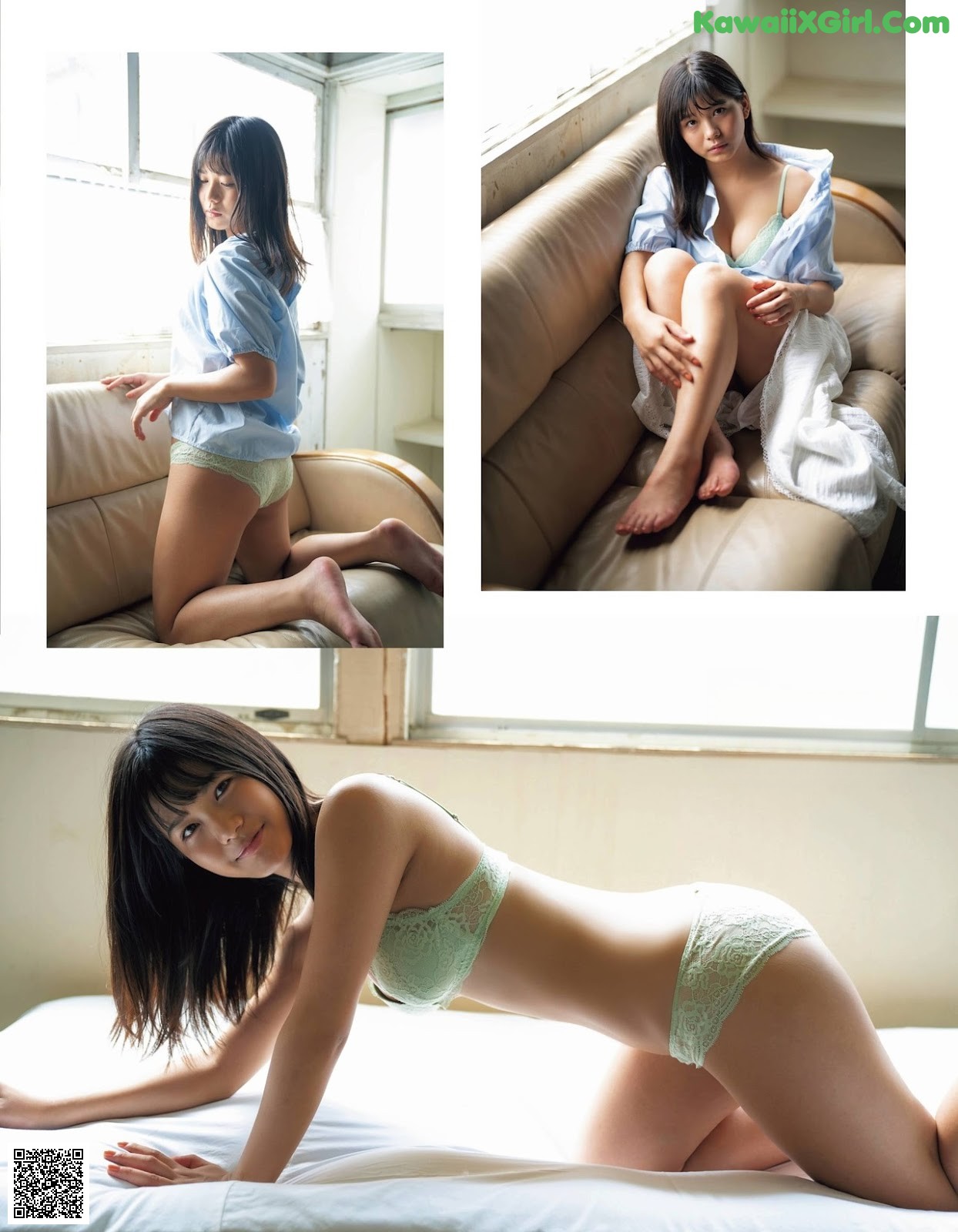 View - Nanami Asahi 朝日ななみ, Ex-Taishu 2021.10 (EX大衆 2021年10月号) - ArtXGirl.com